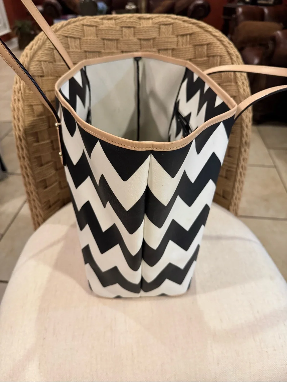 Kate Spade NY South of the Border Chevron Harmony Shoulder Bag